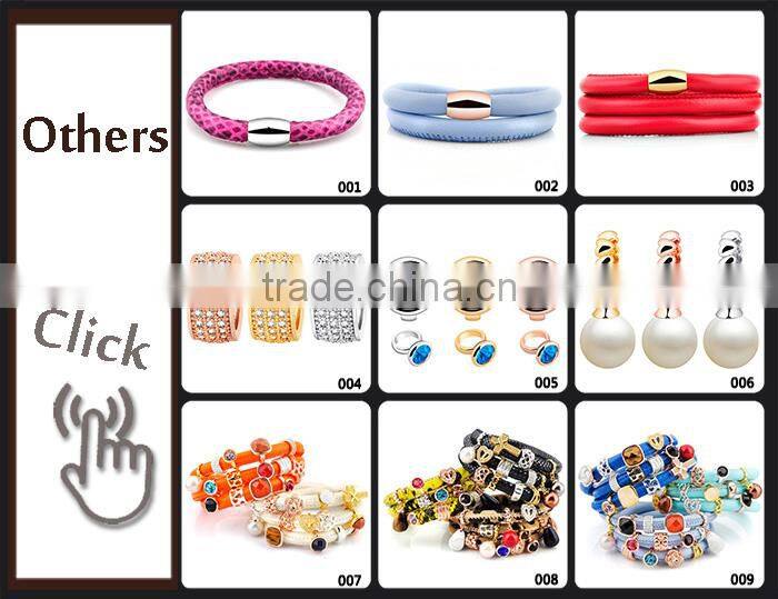 Fashion Jewelry 2016 Double Wrap Leather Bracelets Blanks