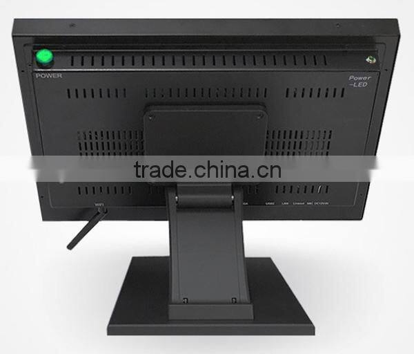 17inch all in one touchscreen pc white with Five wire resistive touchscreen