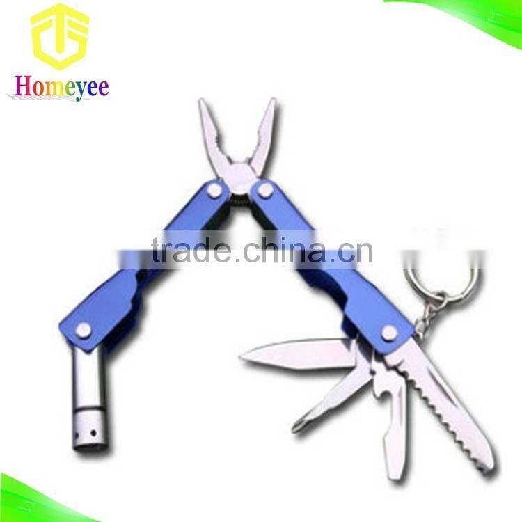 Promotion gift for Electrophoresis surface mini pocket tool in plier with led light