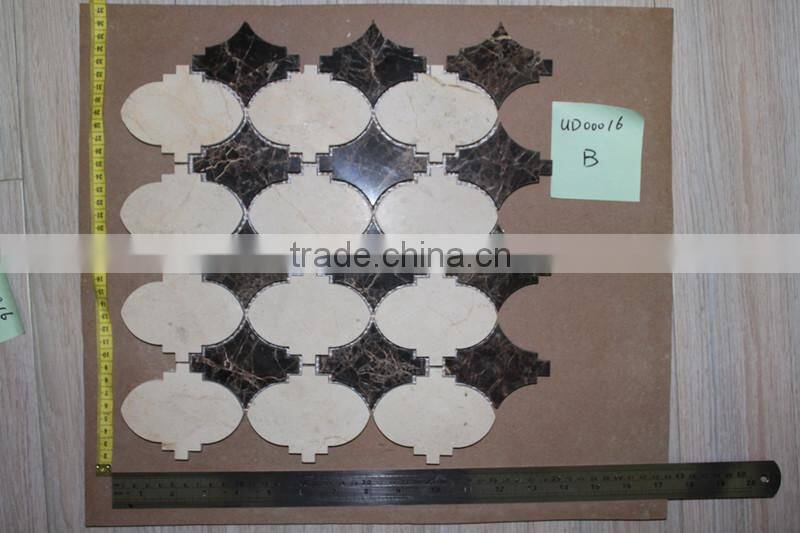 China want to sell white marble mosaic tile