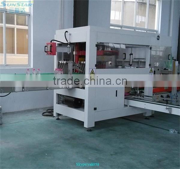 2016 New develp automatic lined carton machine for bottled drink beer shampoo or canned beer juice