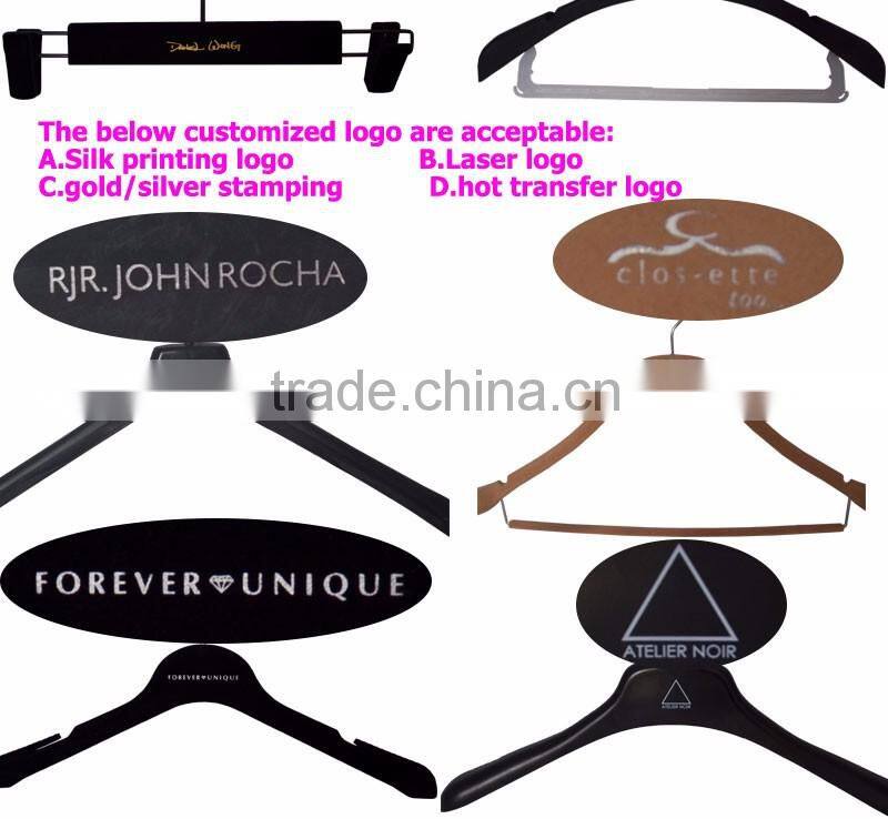 women's velvet flocking coat hangers custom