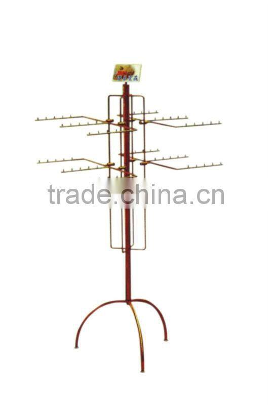 newest design foldable hanging clothes rack for shopping mall