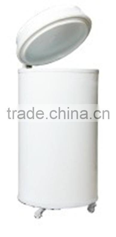 SICAO Outdoor Promotional Top Open Foaming Door Commercial Round Can Shape Cooler Fridge with wheels