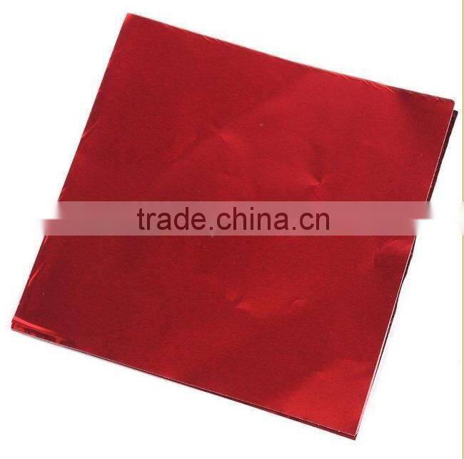 Red Golden Candy Sweets Chocolate Foil Wrappers