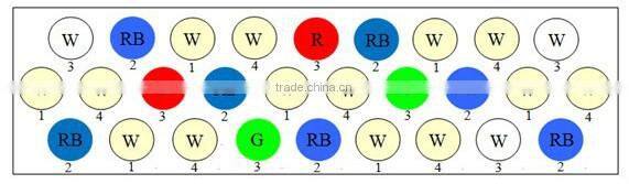 CE/RoHs/FC certification 72 inch/6ft thunder storm /lunar cycle /color changing led aquarium light for fresh water tank ,