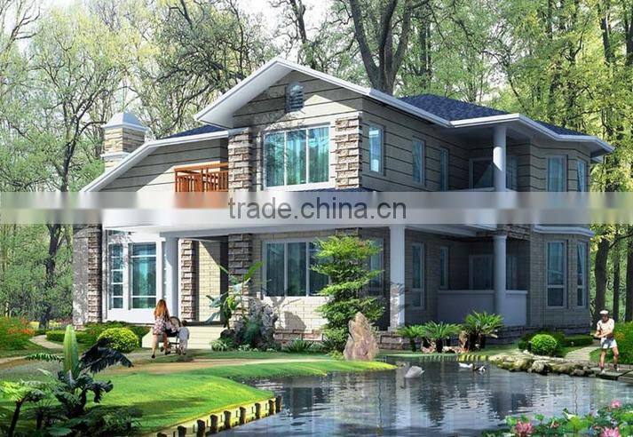 Economic prefabricated house /villa with solar system