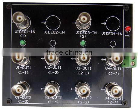Serial 2in8out Video Distribution Amplifier