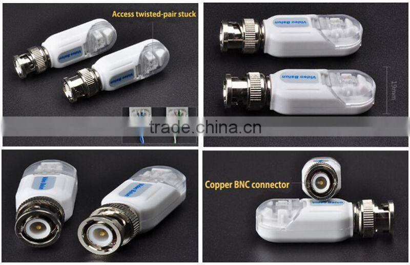 High quality 1CH Passive Video Transceiver, Video Balun, CCTV Baluns