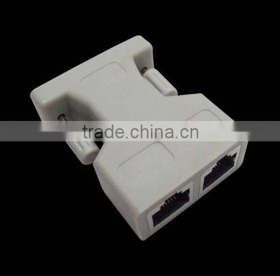 DB15 Female to RJ45 Female Adapter