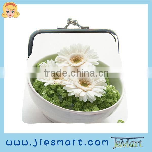 flower photo coin purse custom printing gift