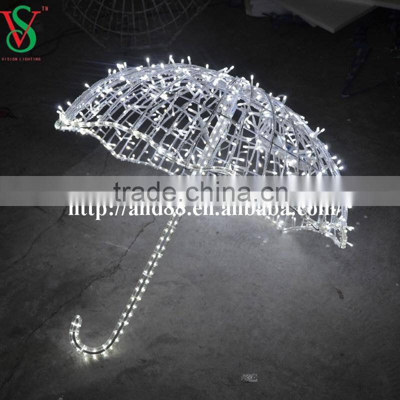 LED Decoration Motif Lights 3D Umbrella