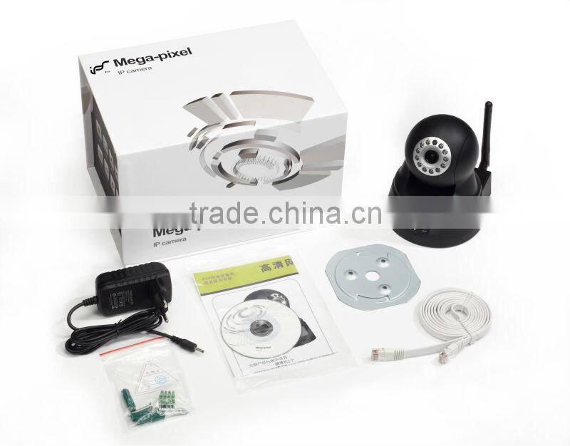 IPS 2.0 Megapixel 3.6mm Fixed Lens 8-10m IR View Distance Infrared wireless baby monitor P2P IPS-Ki-E
