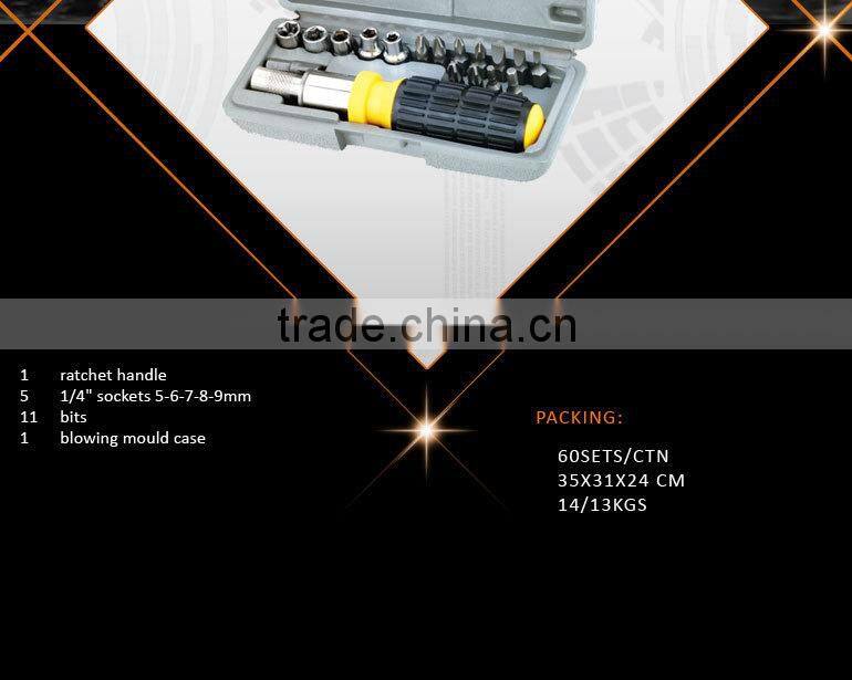 18pcs promotional mini tool box multi tools precision screwdriver set