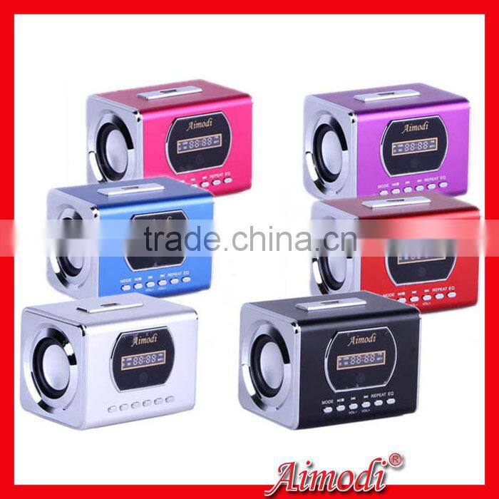Multi-function digital speakers support TF card, U disk