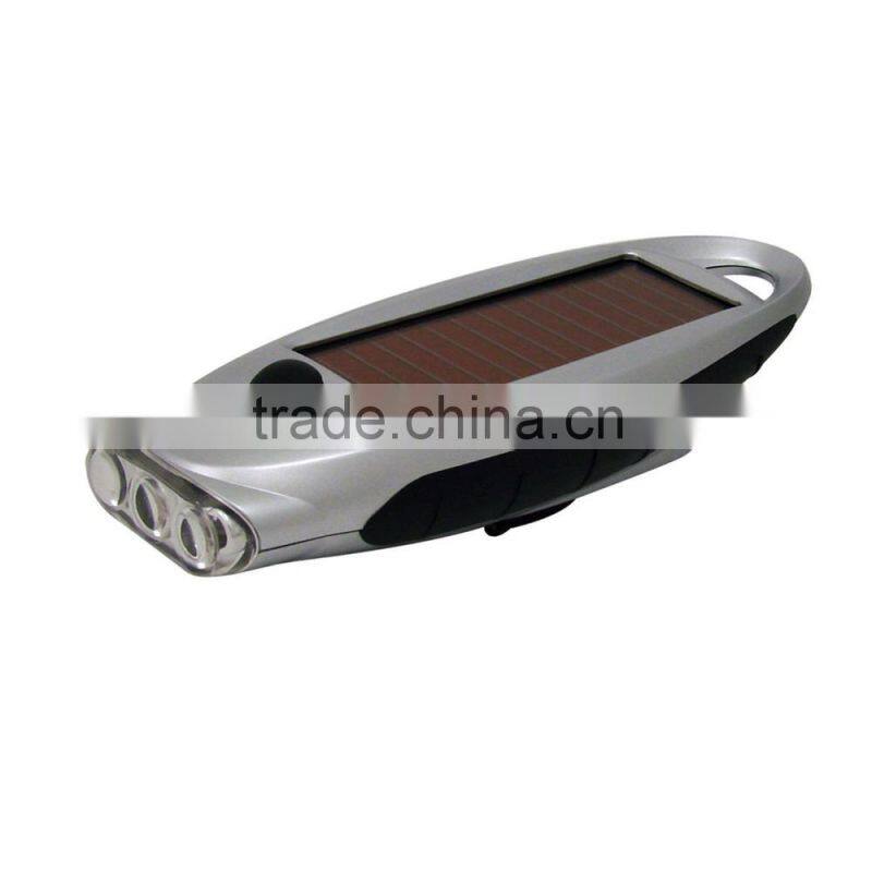 solar and dynamo flashlight mini led flashlight