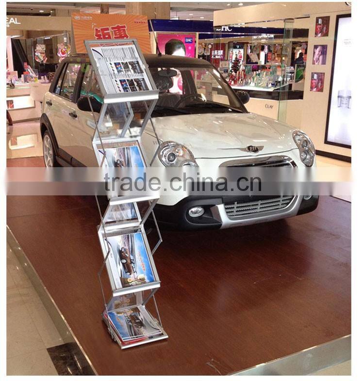 pop up acrylic brochure holder display rack