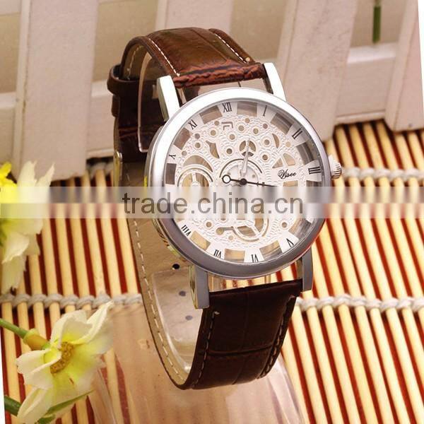 Wholesale Leather Hollow Women's Watch Design