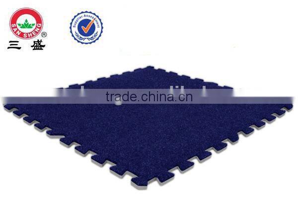 Manufacturer black soft carpet mat with teeth