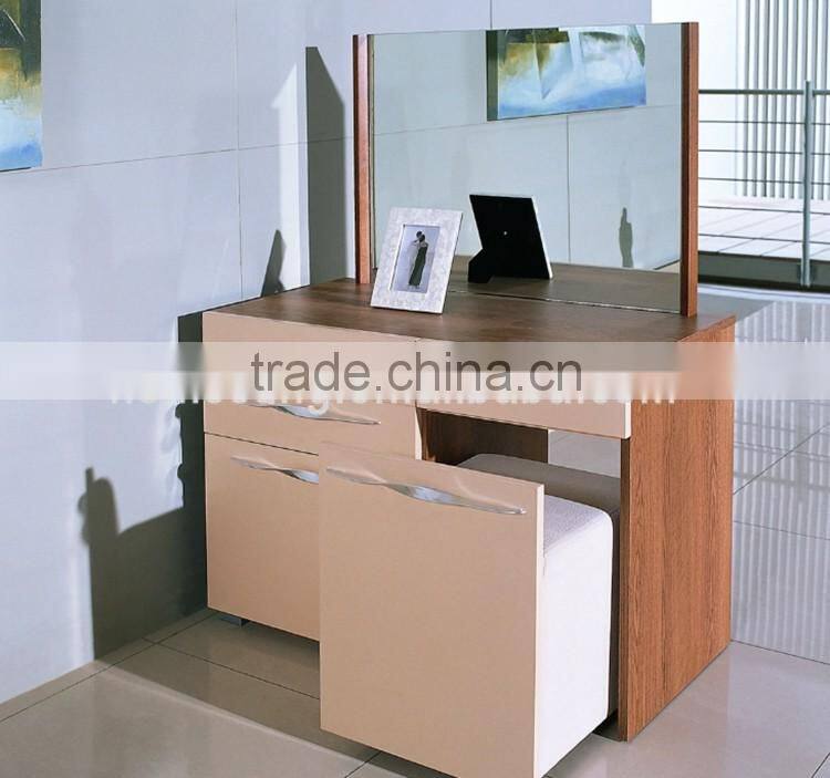 Simple Dressing Table Beauty Portable Dresser Storage With Mirror