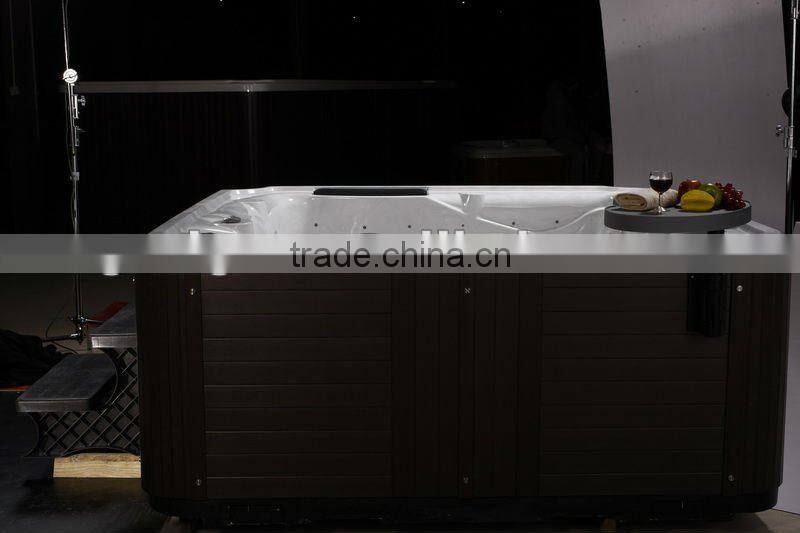 factory outdoor Family Acrylic Spa mini bath tub with massage function