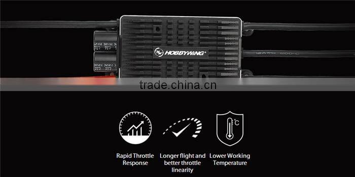 Hobbywing Platinum HV 130A V4 Brushless ESC 6-14S LiPo High Voltage Built-in BEC
