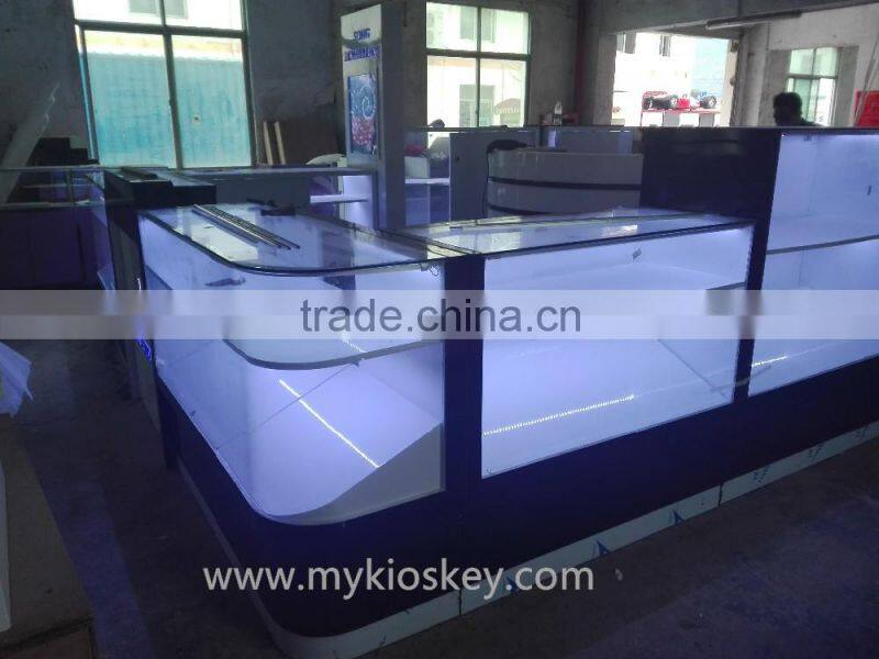 Made in China the cheap fashion jewelry kiosk and showcase
