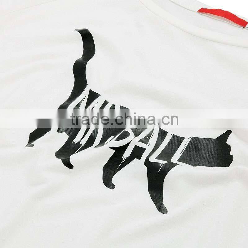 Womens Long Sleeve Cotton T-shirt with Custom Ink Print Design