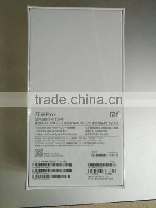 Original Xiaomi Redmi Pro Mobile Phone redmi pro MTK Helio X20 Deca Core 5.5-inch OLED 1920x1080 Screen 13MP+5MP 4050mAh