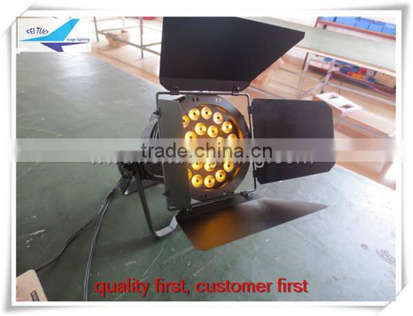 24x15w RGBWA 5 in 1 led par can with barn door