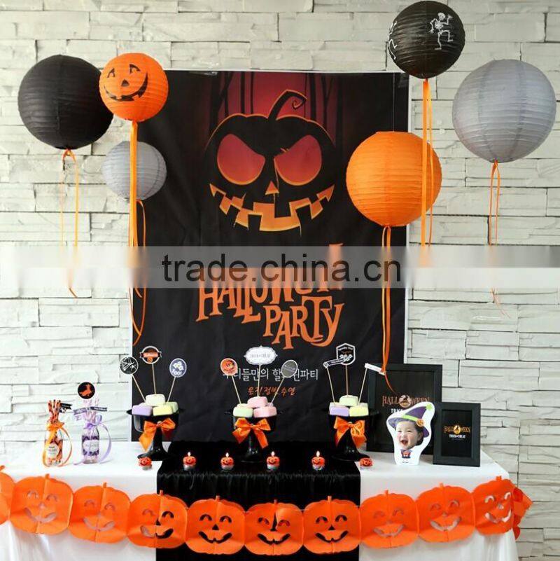 Halloween Party Supplies Paper Decorations Halloween Purple Vampire Bats Foil String Decorations