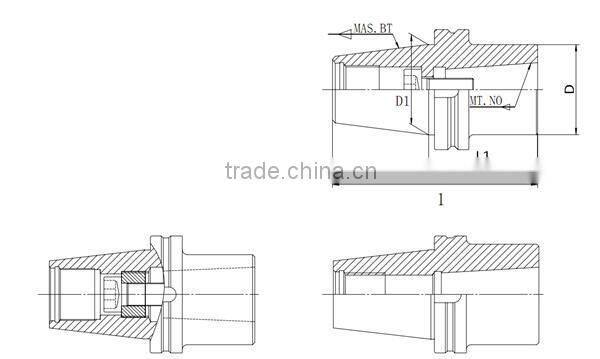 BT Morse Taper with Drawbar