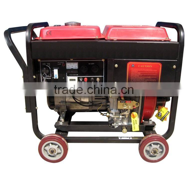 5kva diesel generator welding machine made in china facory with China engine