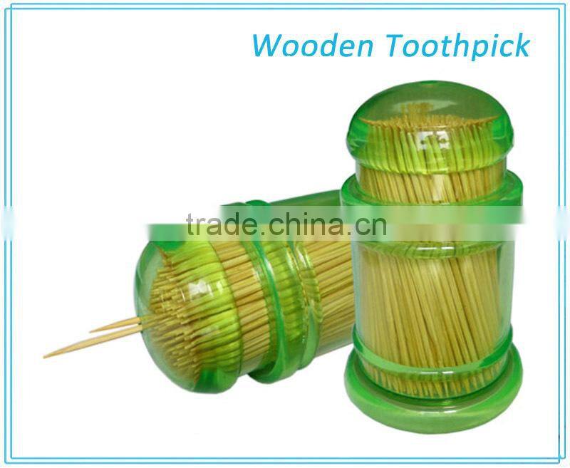 2016 Hot sales one points bulk wooden toothpicks / two points bulk wooden toothpicks