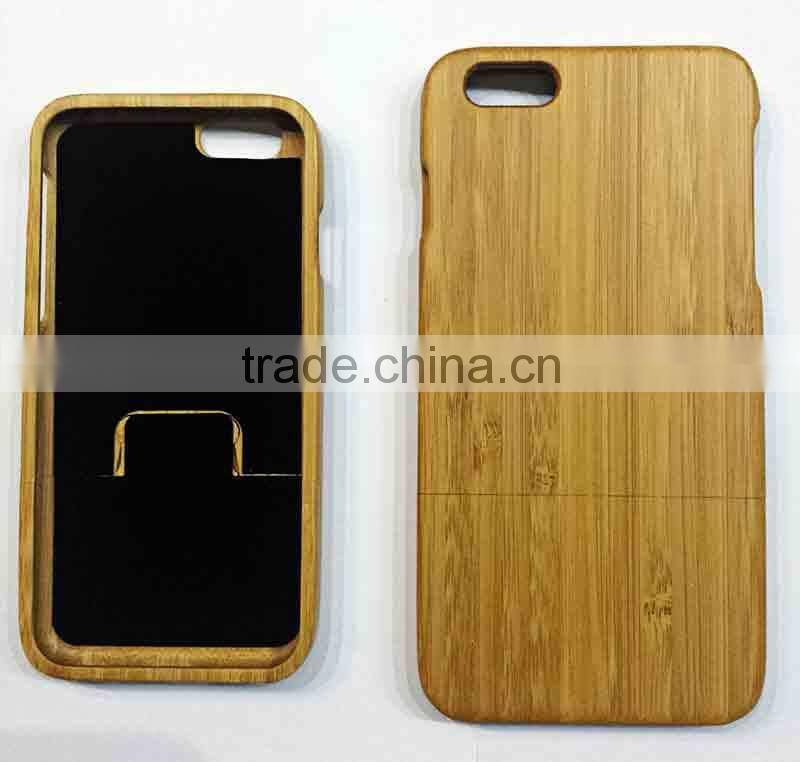 Handmade bamboo phone case for iphone 6 and iphone 6 plus