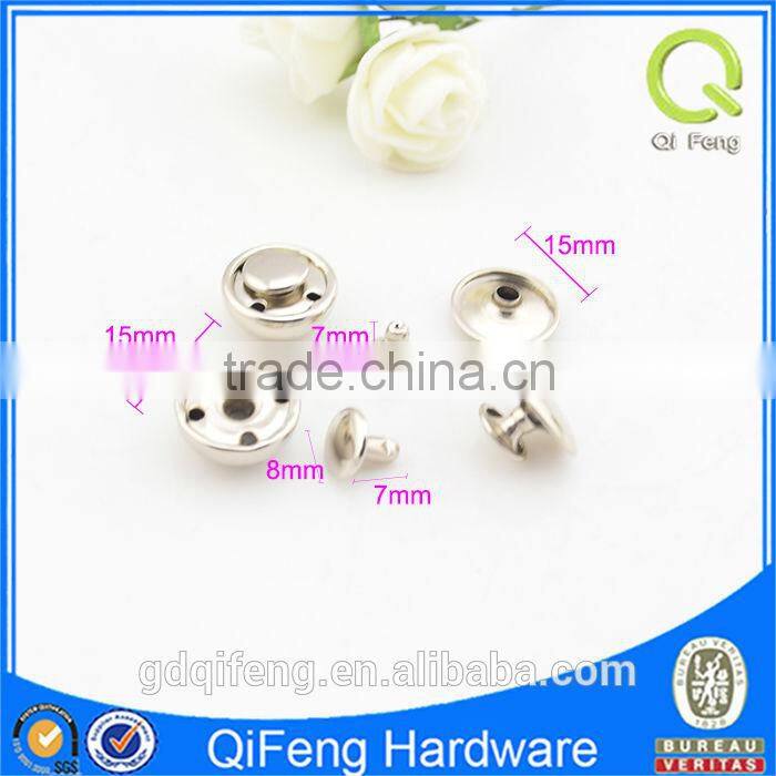 wholesale 8mm*9mm*10mm gold & light gold metal rivets and studs for clothes