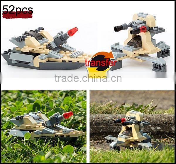 Children building block Military building plastic intelligent block 381pcs