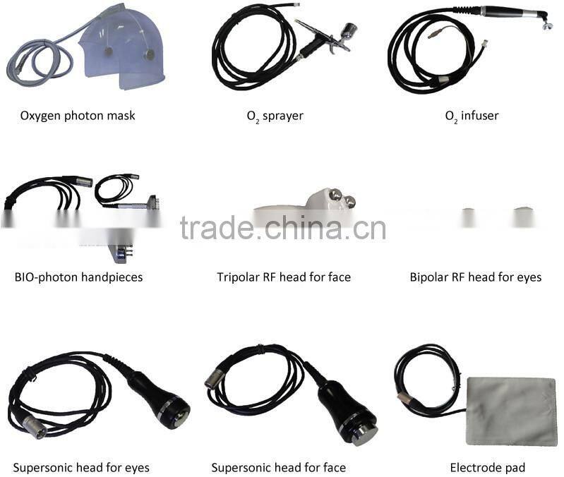 Medical grade multifunctional professional oxygen jet peel oxygen facial SPA salon Machine