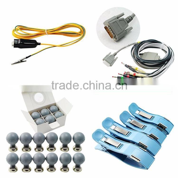 CE ISO 18 months warranty 7 inch LCD 12-lead ECG signal Digital 6-channel Electrocardiograph