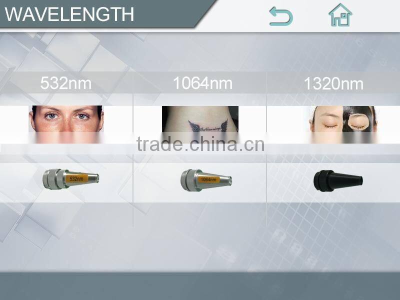 532/1064/1320nm q switched nd yag laser tattoo removal beauty salon equipment