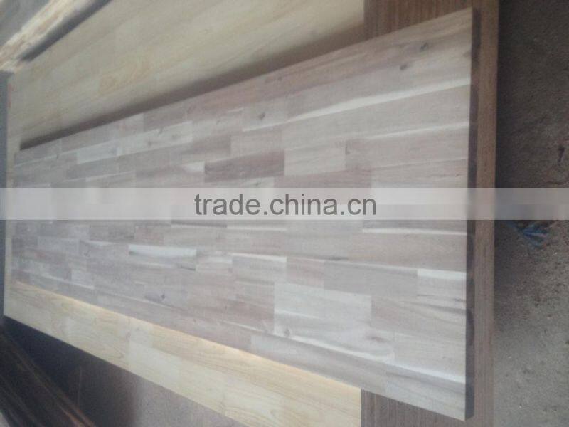 Acacia wood finger jointed boards for worktops/benchtop hardwax oiled