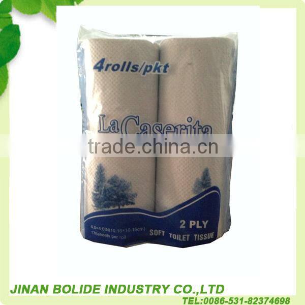 138g recycled toilet paper with paper wrapper