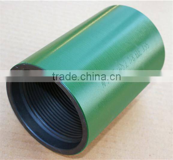 API 2 7/8" female thread eu/nu K55 J55 L80 N80 tubing coupling