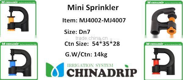 mini sprinkler and microject for garden
