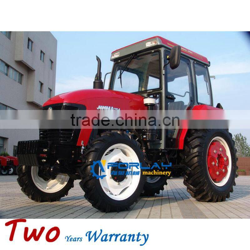 85HP agriculture machinery equipment farm tractor price with A/C Cabin