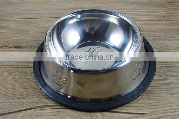 2015 hot selling product cheap 201 stainless steel dog bowl