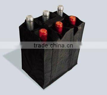 Extended promotional non-woven bottle bag