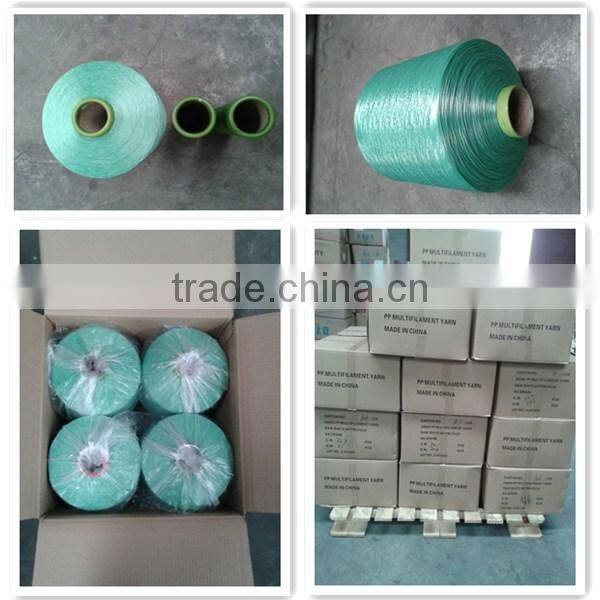 High Tenacity 1200D Pp Yarn Twisted  For Sewing Bag