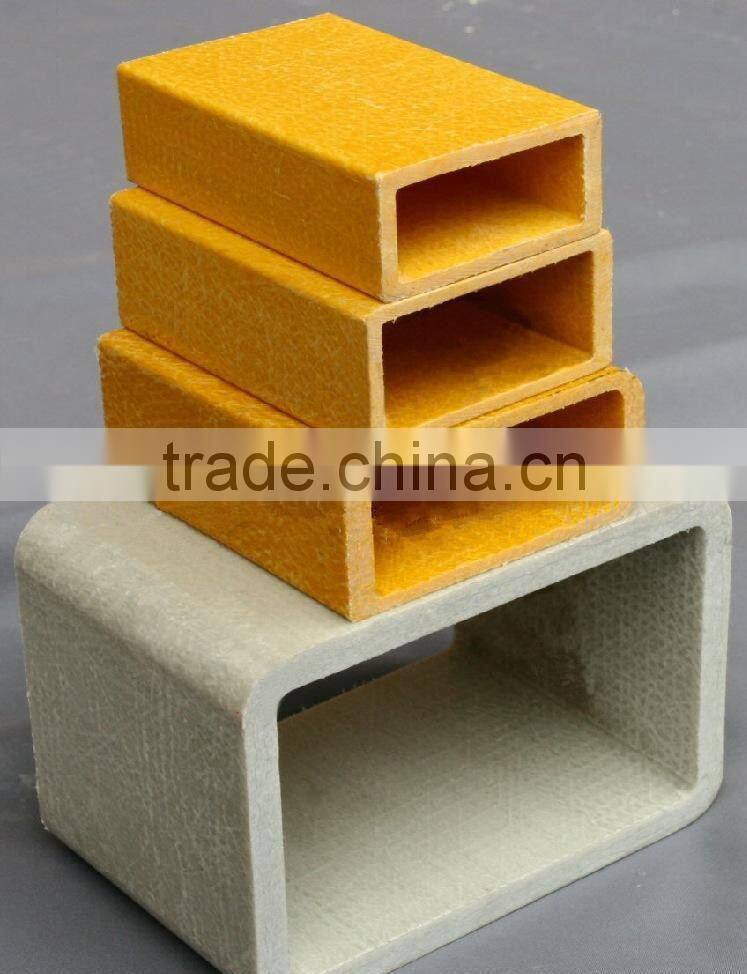 frp tube/fiberglass pipe prices/ frp Square Steel Tube
