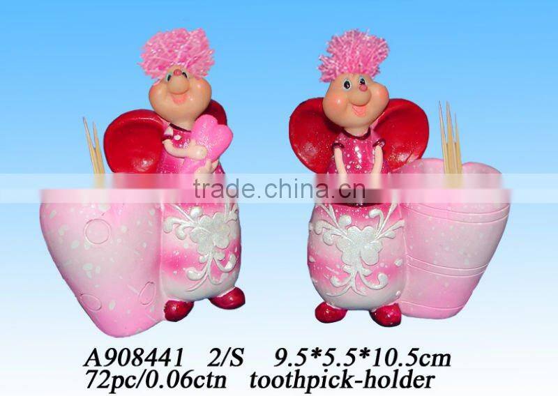 promotion resin brush pot - beetle home decoration